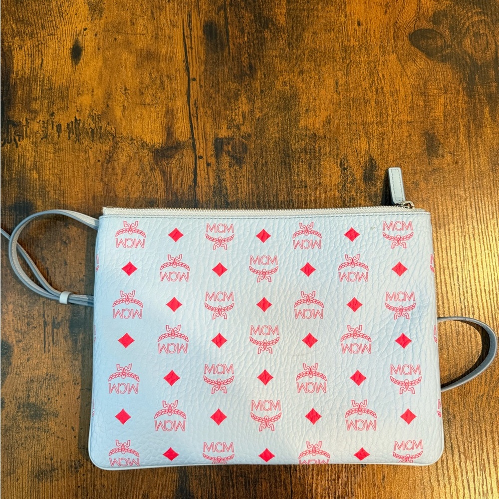 MCM White and Red Women's Bag